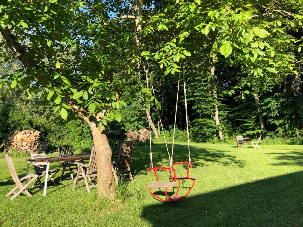 Ferienwohnung Am Waldrand Mit Sauna 비엔도르프 외부 사진