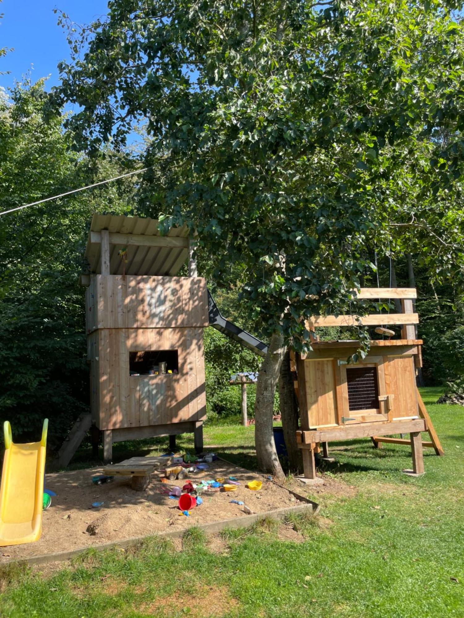 Ferienwohnung Am Waldrand Mit Sauna 비엔도르프 외부 사진